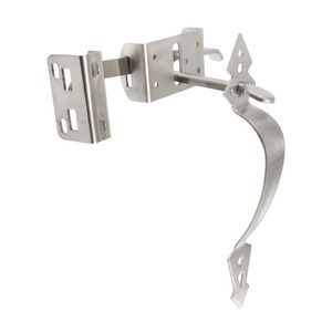 Thumb Gate Latch Hillman 853361 Heavy Duty Stainless Steel Ornamental Up to 3"